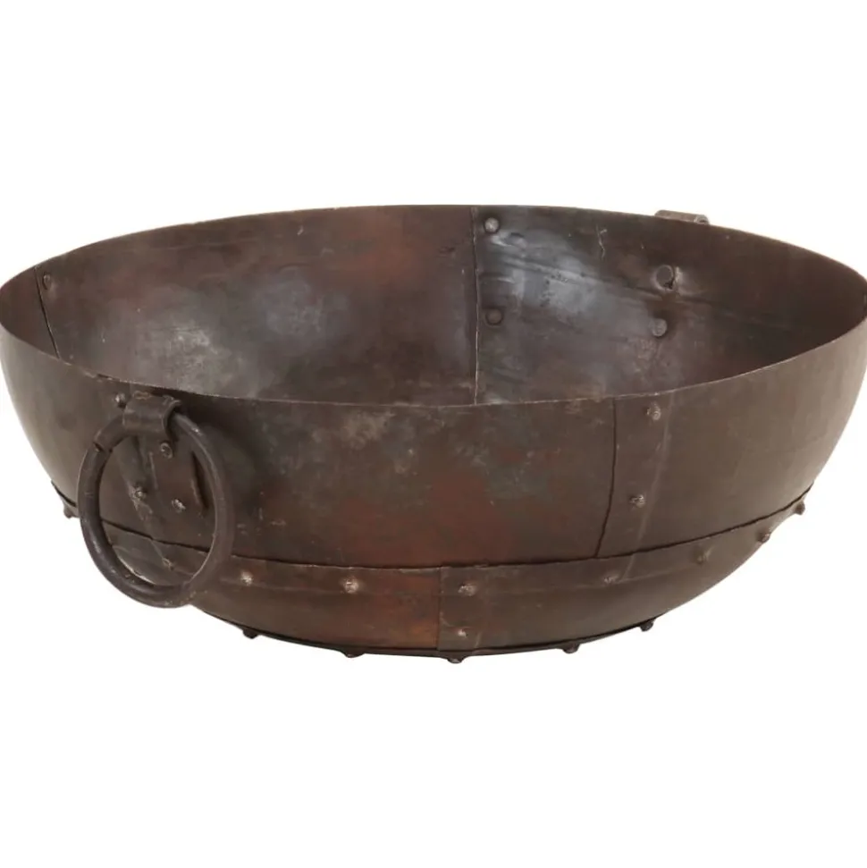 VIDAXL - Foyer rustique ø 40 cm fer