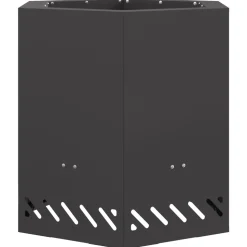 VIDAXL - Foyer sans fumée hexagonal noir 48x48x51 cm en acier