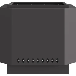 VIDAXL - Foyer sans fumée noir 58x58x51 cm acier