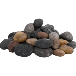 VIDAXL - Galets polis 25 kg multicolores 5-8 cm