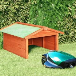 VIDAXL - Garage de tondeuse à gazon 72x87x50 cm bois de sapin solide