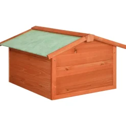 VIDAXL - Garage de tondeuse à gazon 72x87x50 cm bois de sapin solide