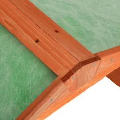 VIDAXL - Garage de tondeuse à gazon 72x87x50 cm bois de sapin solide