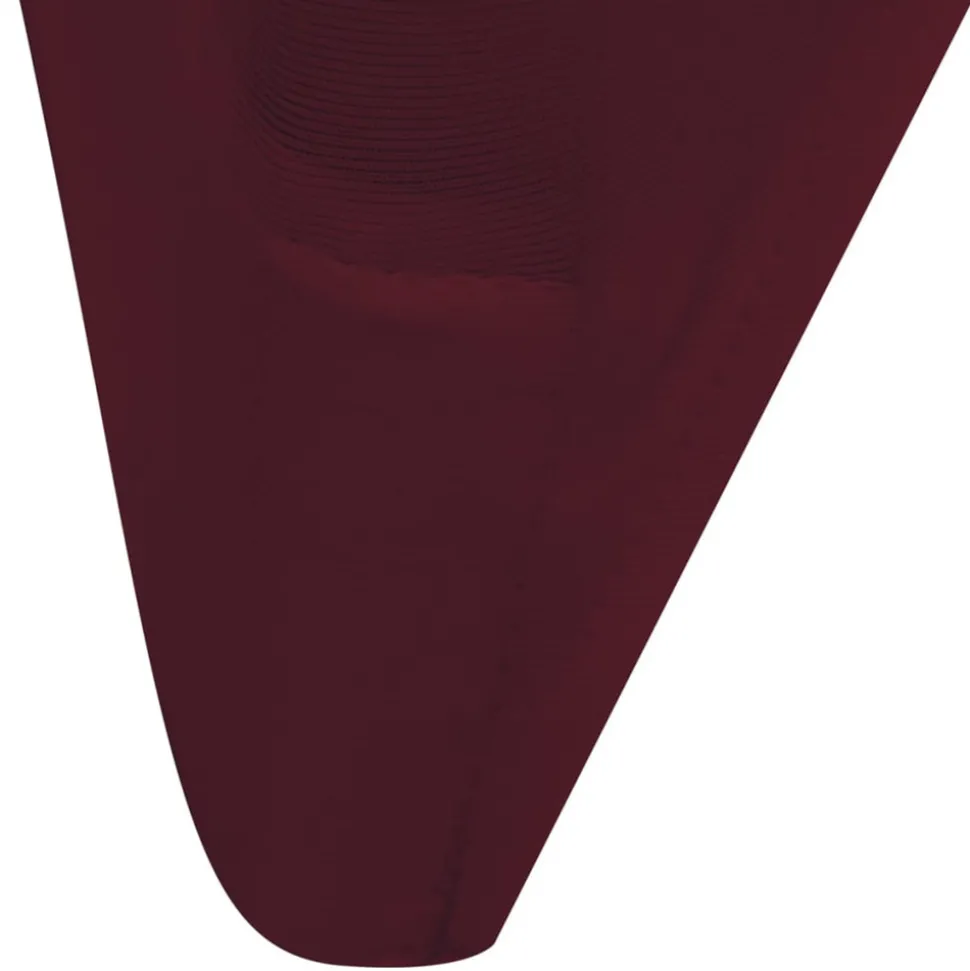 VIDAXL - Housse de chaise extensible 4 pcs bordeaux