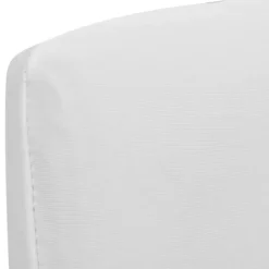 VIDAXL - Housse de chaise droite extensible 4 pcs blanc