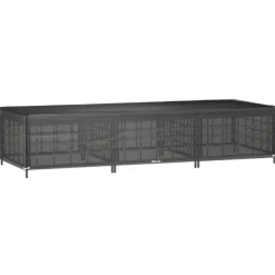 VIDAXL - Housse de chaise longue 12 艙illets 205x75x40 cm polyéthylène