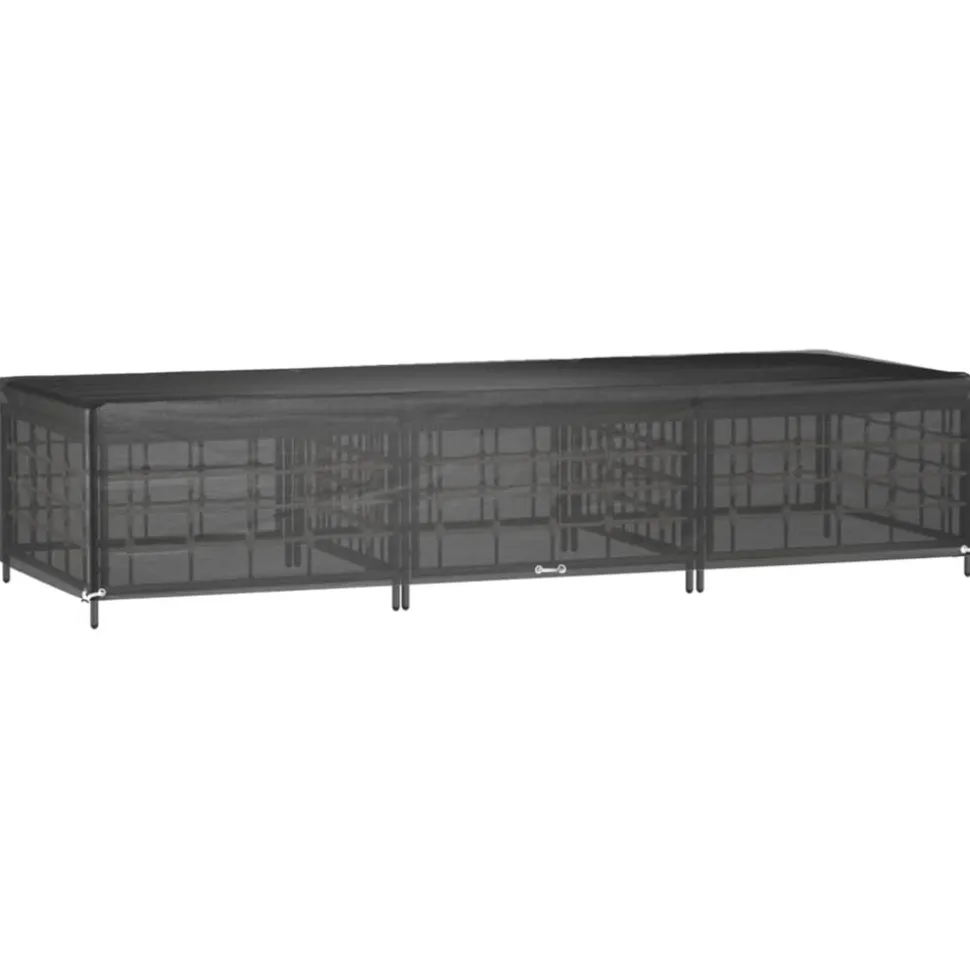 VIDAXL - Housse de chaise longue 12 艙illets 205x75x40 cm polyéthylène