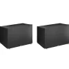 VIDAXL - Housses de balancelle 2 pcs 12 艙illets 215x150x130/150 cm pe