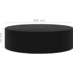 VIDAXL - Housses de salon de jardin 2 pcs 10 艙illets 205x90 cm