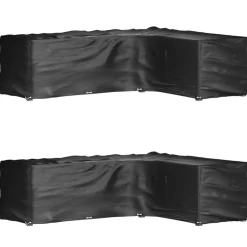 VIDAXL - Housses de salon de jardin en forme de l 2 pcs 16 艙illets