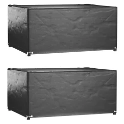VIDAXL - Housses salon de jardin2pcs 8艙illets 160x120x75cm rectangulaire