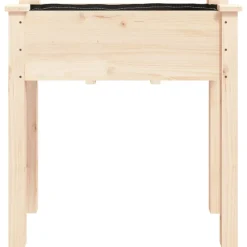 VIDAXL - Jardinière avec doublure 71x37x76 cm bois massif de sapin