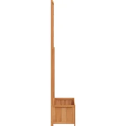 VIDAXL - Jardinière avec treillis marron bois massif de sapin