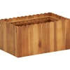 VIDAXL - Lit surélevé de jardin 50x30x25 cm bois massif d acacia