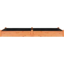 VIDAXL - Lit surélevé de jardin doublure 240x120x25 cm bois massif sapin