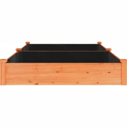 VIDAXL - Lit surélevé de jardin doublure 240x120x25 cm bois massif sapin