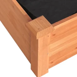 VIDAXL - Lit surélevé de jardin doublure 240x120x25 cm bois massif sapin