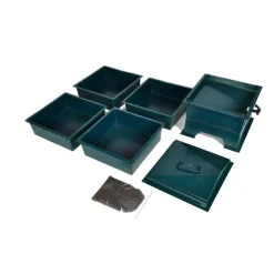 VIDAXL - Lombricomposteur 4 plateaux 42 x 42 x 60 cm