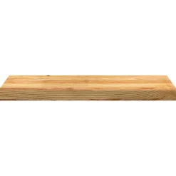 VIDAXL - Marches d'escalier 2 pcs marron clair 70x30x2 cm chêne massif
