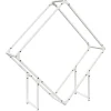 VIDAXL - Portant de bois chauffage blanc 100x25x100 cm