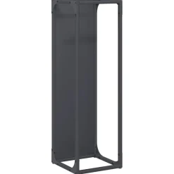 VIDAXL - Portant de bois chauffage anthracite 25x25x80 cm
