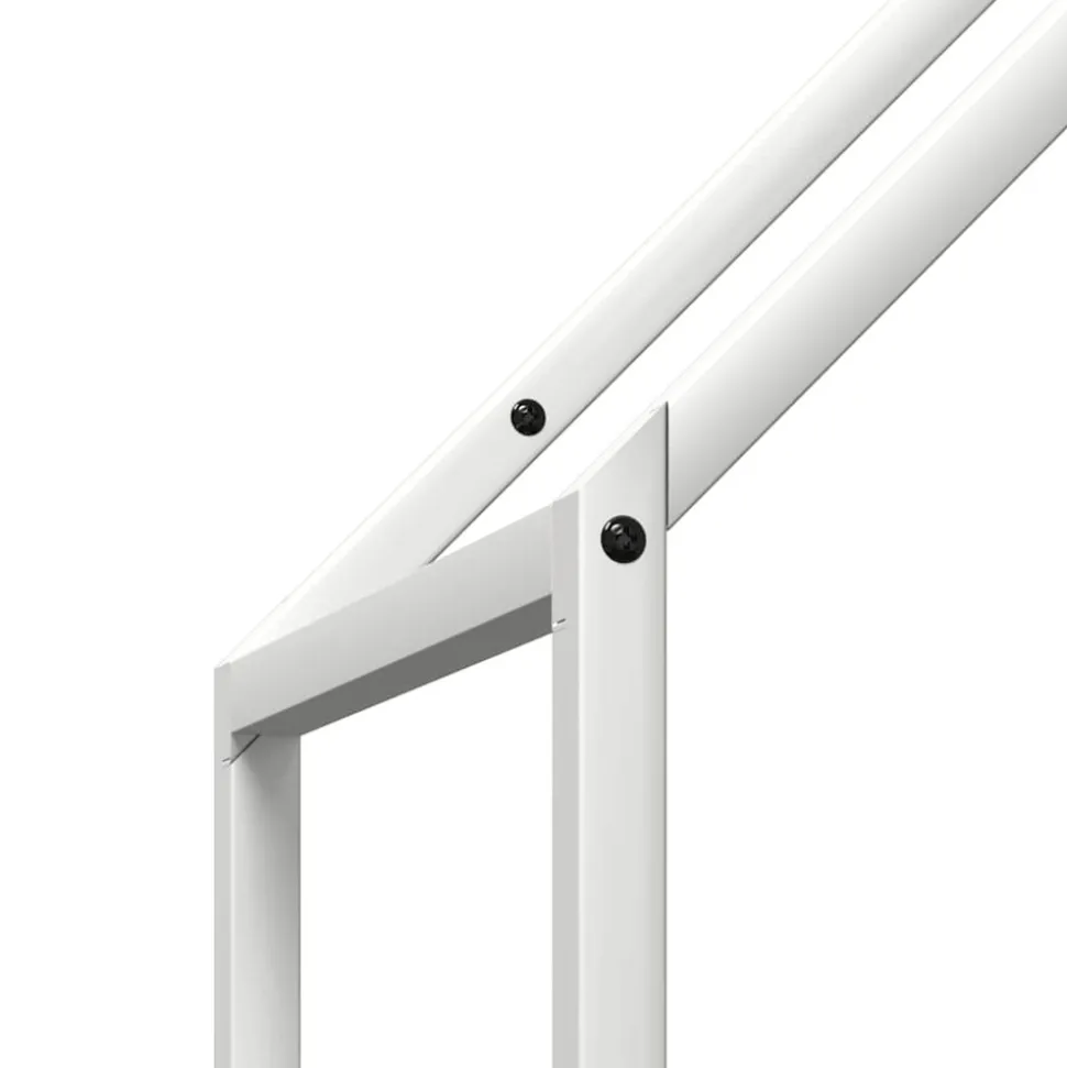 VIDAXL - Portant de bois chauffage blanc 40x25x120 cm