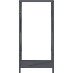 VIDAXL - Portant de bois chauffage anthracite 34x25x70 cm