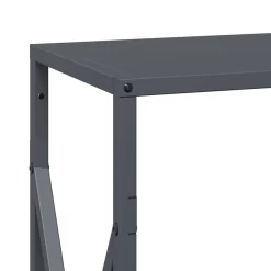 VIDAXL - Portant de bois chauffage anthracite 34x25x70 cm