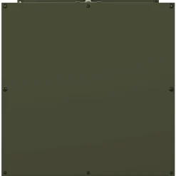 VIDAXL - Portant de bois chauffage vert olive 40x40x40 cm