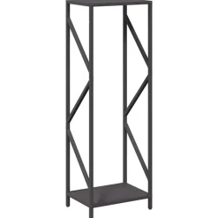 VIDAXL - Portant de bois chauffage noir 34x25x100 cm
