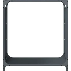 VIDAXL - Portant de bois chauffage anthracite 60x28x65 cm
