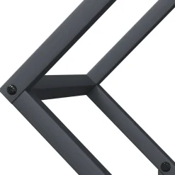 VIDAXL - Portant de bois chauffage anthracite 50x25x50 cm