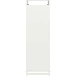 VIDAXL - Portant de bois chauffage blanc 60x28x90 cm