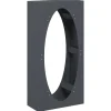 VIDAXL - Portant de bois chauffage anthracite 50x23x100 cm