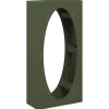 VIDAXL - Portant de bois chauffage vert olive 50x23x100 cm