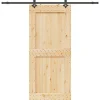 VIDAXL - Porte coulissante et kit de quincaillerie 100x210 cm pin massif