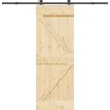 VIDAXL - Porte coulissante et kit de quincaillerie 70x210 cm pin massif