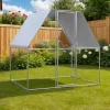 VIDAXL - Poulailler argenté et gris 2x2x2 m acier galvanisé