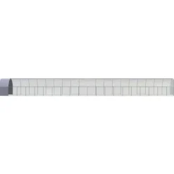 VIDAXL - Poulailler d extérieur 3x20x2 m acier galvanisé