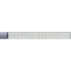 VIDAXL - Poulailler d extérieur 3x20x2 m acier galvanisé