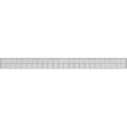 VIDAXL - Poulailler d extérieur 3x24x2 m acier galvanisé