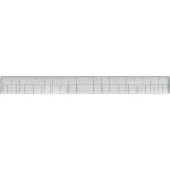 VIDAXL - Poulailler d extérieur 3x20x2 m acier galvanisé