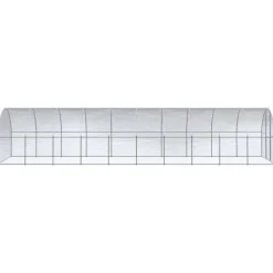VIDAXL - Poulailler d extérieur 3x10x2 m acier galvanisé
