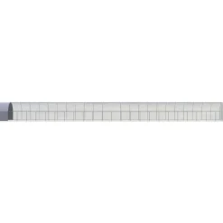 VIDAXL - Poulailler d extérieur 3x24x2 m acier galvanisé