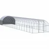 VIDAXL - Poulailler d extérieur 3x16x2 m acier galvanisé
