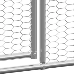VIDAXL - Poulailler d extérieur 2x4x2 m acier galvanisé