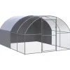 VIDAXL - Poulailler d'extérieur 3x4x2 m acier galvanisé