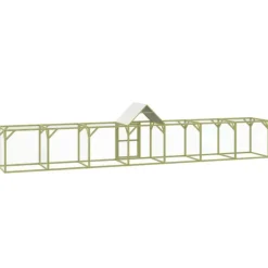 VIDAXL - Poulailler 700x100x150 cm bois de pin massif imprégné