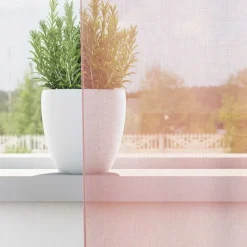 VIDAXL - Rideaux en voile avec œillets 2 pcs rose clair 140x245 cm