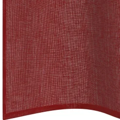 VIDAXL - Rideaux en voile avec œillets 2 pcs rouge bordeaux
